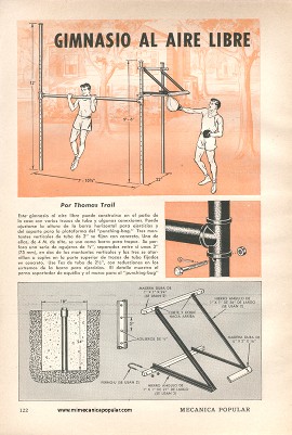 Gimnasio al Aire Libre - Marzo 1950