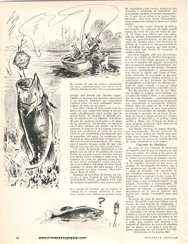 Para el Pescador: La Lobina Pica de Todo - Enero 1965