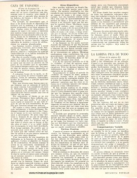 Para el Pescador: La Lobina Pica de Todo - Enero 1965