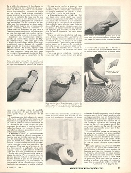 Reparaciones con Tabla Enyesada - Agosto 1965
