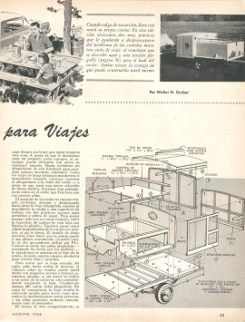 Restaurante Móvil para Viajes - Agosto 1965