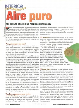 &iquest;Es seguro el aire que respiras en tu casa? - Octubre 2001