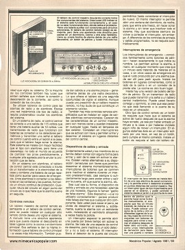 Aleje los ladrones de su casa - Agosto 1981