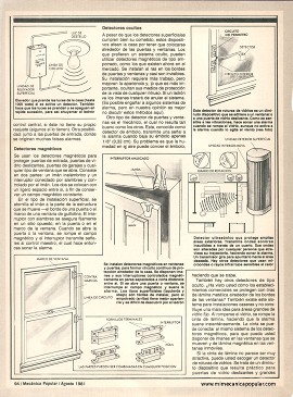 Aleje los ladrones de su casa - Agosto 1981