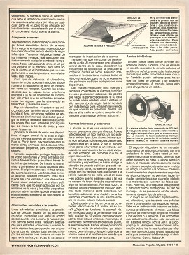 Aleje los ladrones de su casa - Agosto 1981