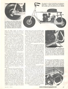 Moderna Motoneta para Deportista - Julio 1963