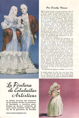 La Pintura de Estatuitas Artísticas - Septiembre 1950