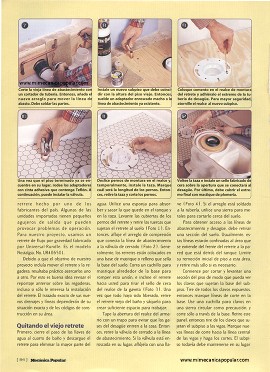 Reemplazando el viejo retrete con el nuevo - Mayo 1997