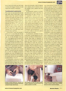 Reemplazando el viejo retrete con el nuevo - Mayo 1997