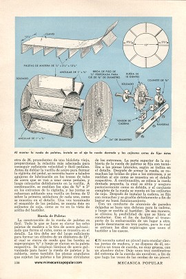 Bote de Paletas para Deporte - Junio 1957