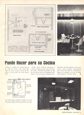 Atractivas l&aacute;mparas que usted mismo puede hacer para su cocina - Julio 1973