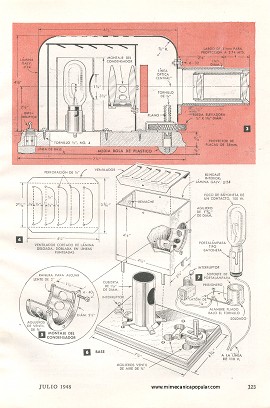 Proyector de placas de 35mm - Julio 1948