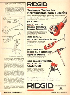 Aprenda a Trabajar con Tuber&iacute;as de Cobre - Mayo 1974