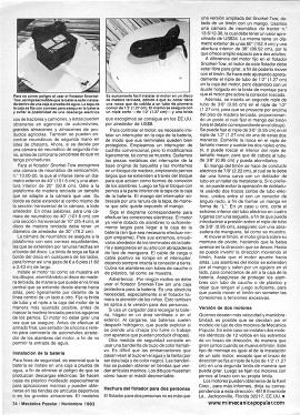 Flotador con motor de propulsi&oacute;n el&eacute;ctrica para el buzo - Noviembre 1983
