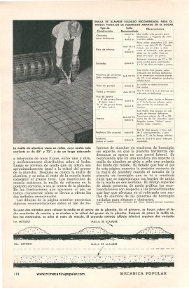 Evite que se Agriete el Hormigón-Concreto - Junio 1957