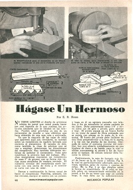Hágase Un Hermoso Reloj de Pared - Enero 1961