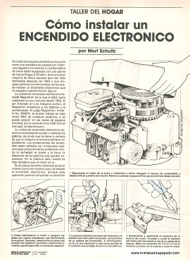 Ignici&oacute;n electr&oacute;nica para su cortadora de c&eacute;sped - Agosto 1989