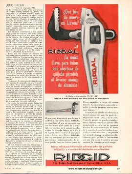 Para el excursionista: Qué hacer si lo sorprende el mal tiempo - Agosto 1964