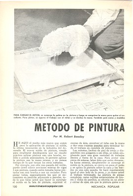 Método de Pintura con Mitones - Marzo 1961