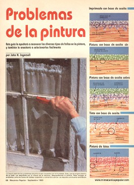 Problemas de la pintura y sus soluciones - Septiembre 1983