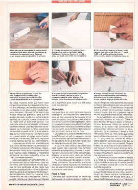 Cambiando el piso del baño con lámina de vinilo - Agosto 1993