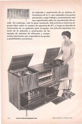 Hágase un Sistema Estereofónico de Alta Fidelidad - Marzo 1960
