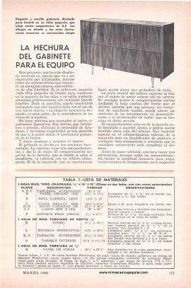 Hágase un Sistema Estereofónico de Alta Fidelidad - Marzo 1960