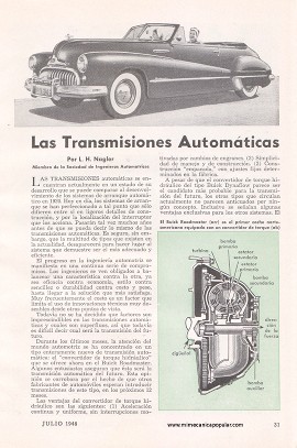 Las Transmisiones Automáticas - Julio 1948