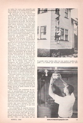 Qu&eacute; Hacer Hasta que Lleguen los Bomberos - Abril 1960