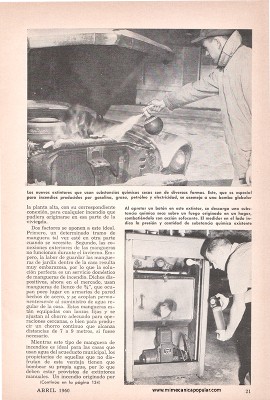 Qu&eacute; Hacer Hasta que Lleguen los Bomberos - Abril 1960