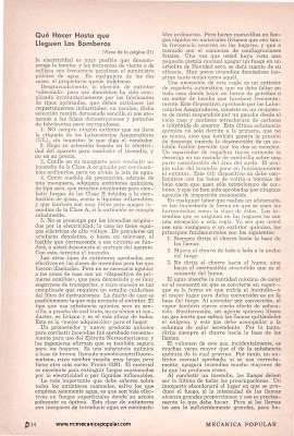 Qu&eacute; Hacer Hasta que Lleguen los Bomberos - Abril 1960