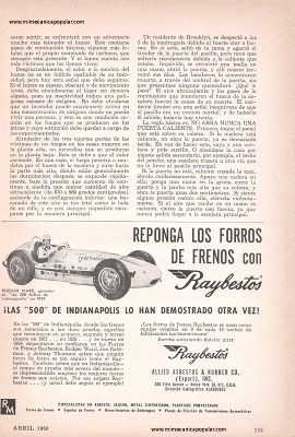 Qu&eacute; Hacer Hasta que Lleguen los Bomberos - Abril 1960