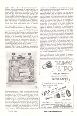 Magnifico sintonizador de cuatro bulbos - Julio 1948