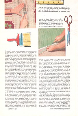 El Arte de Empapelar - Mayo 1954