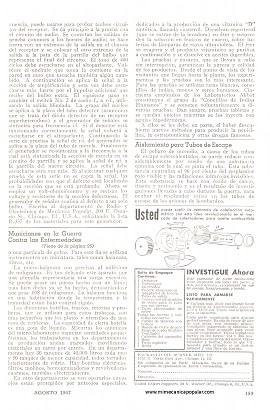 Construcci&oacute;n de un Generador de Se&ntilde;ales para Probar Receptores - Agosto 1947