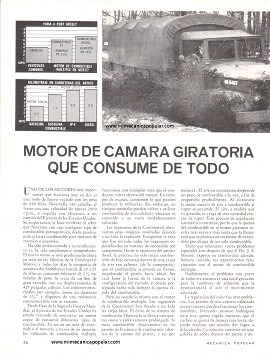 Motor de cámara giratoria que consume de todo - Septiembre 1963