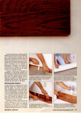 Instalando un Piso de Madera - Mayo 1996