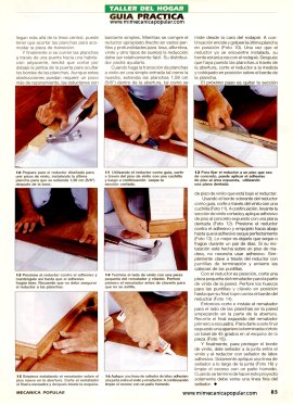 Instalando un Piso de Madera - Mayo 1996
