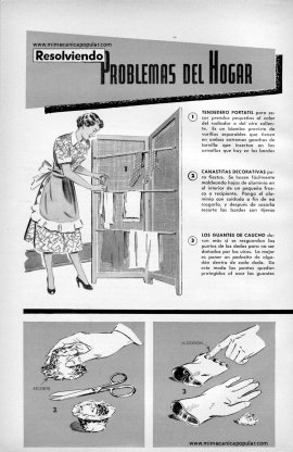 Resolviendo problemas del Hogar - Noviembre 1954