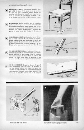 Resolviendo problemas del Hogar - Noviembre 1954