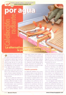 Calefacción radiante por agua - Febrero 1997