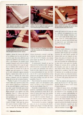 Un espejo para pasillo fácil de ensamblar - Noviembre 2001