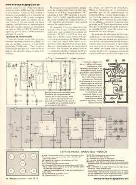 Ruede dados electrónicos - Junio 1979