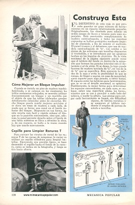 Construya Esta Caja de Herramientas - Septiembre 1957