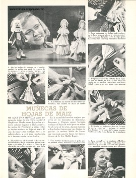 Mu&ntilde;ecas de Hojas de Ma&iacute;z - Abril 1963