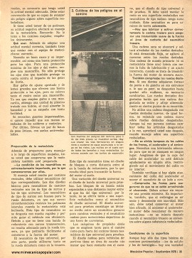 6 secretos sobre seguridad en las motos - Septiembre 1976