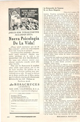 La Búsqueda de Tesoros es un Buen Negocio - Mayo 1952