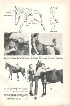 Cómo Montar a Caballo - Septiembre 1953