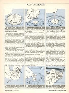 C&oacute;mo reparar un lavaplatos -Noviembre 1989