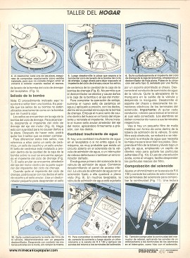 C&oacute;mo reparar un lavaplatos -Noviembre 1989